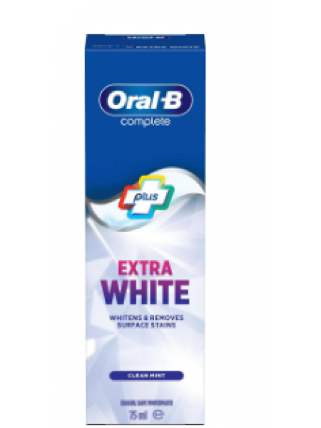 Зубная паста Oral-B Complete Extra White 75мл