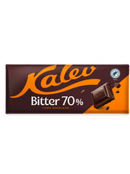 Шоколад Kalev Bitter 70% экстра темный 200 г