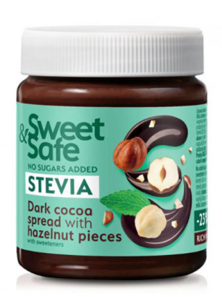 Паста кремовая Stevia Sly Sweet&Safe 220г Какао-фундук