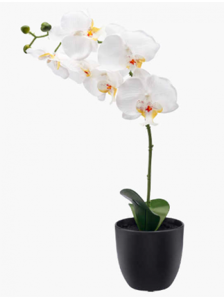 Искусственное растение в горшке орхидея 59см