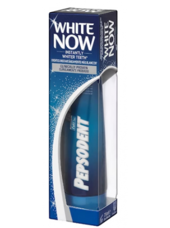 Отбеливающая зубная паста Pepsodent White Now 75 мл содержит фторид