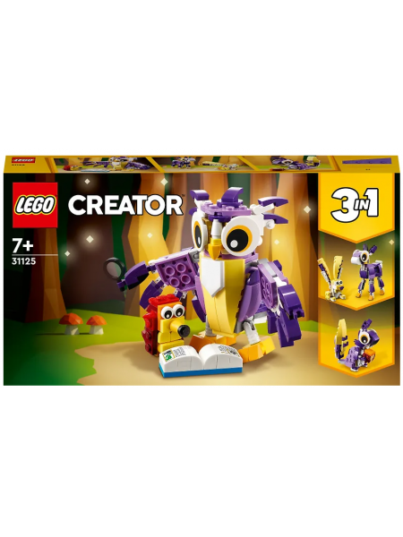 Конструктор LEGO Creator 31125 - Существа воображаемого леса