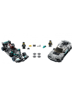 Набор LEGO Speed ​​Champions Mercedes-AMG F1 W12 E Performance и Mercedes-AMG Project One 76909 Для детей старше 9 лет (564 детали)