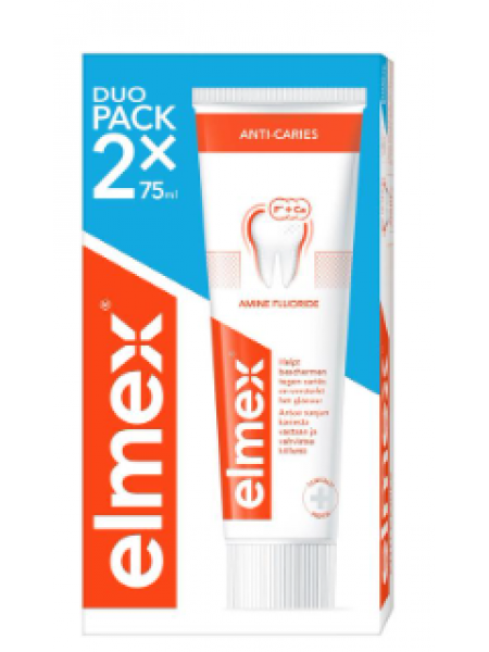 Зубная паста против кариеса Elmex Anti-Caries 75мл 2 шт