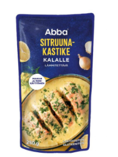Соус Abba sitruunakastike kalalle лимонный безлактозный для рыбы 250г
