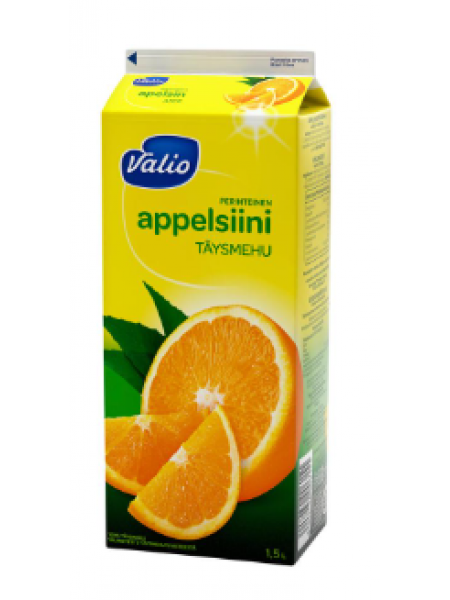 Апельсиновый сок Valio appelsiini 1,5 л традиционный