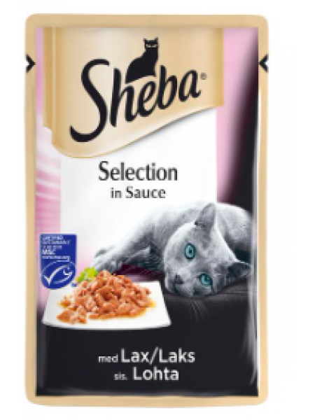 Влажный корм для кошек Sheba Selection 85г лосось