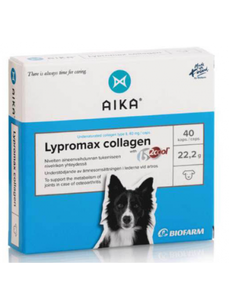 Коллаген для собак Aika Lypromax 40капсул