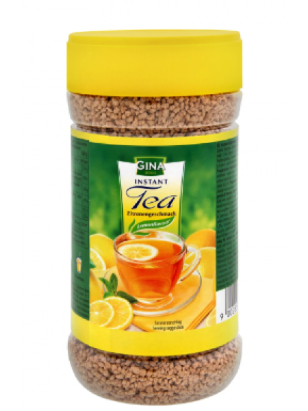 Чай растворимый со вкусом лимона Gina 400г