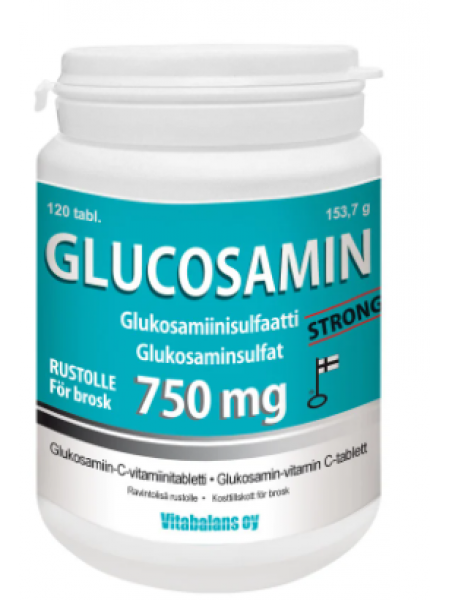 Витамины Glukosamin для хрящей и суставов 750 мг 120 таблеток