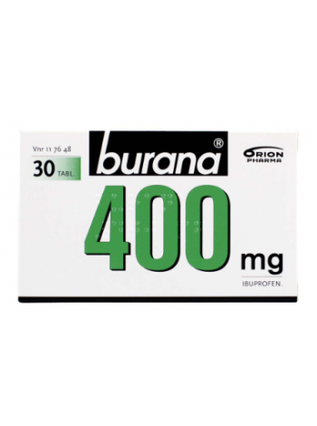 Таблетки обезболивающие BURANA 400mg 30шт
