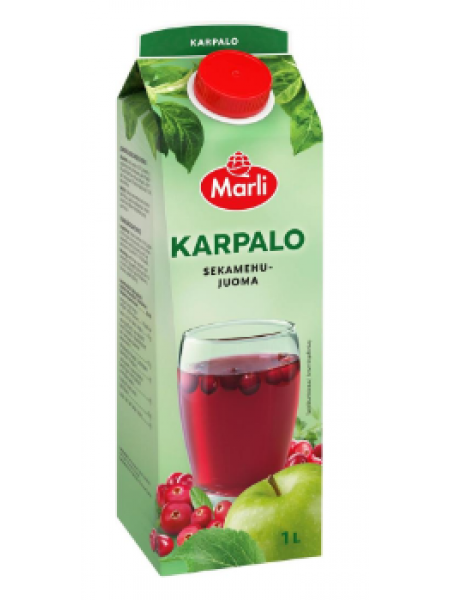  Напиток сокосодержащий Marli Cranberry 1л клюква