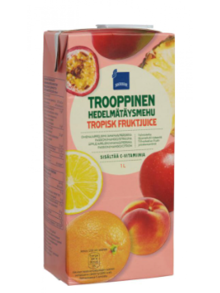 Сок из тропических фруктов Rainbow Trooppinen 1л