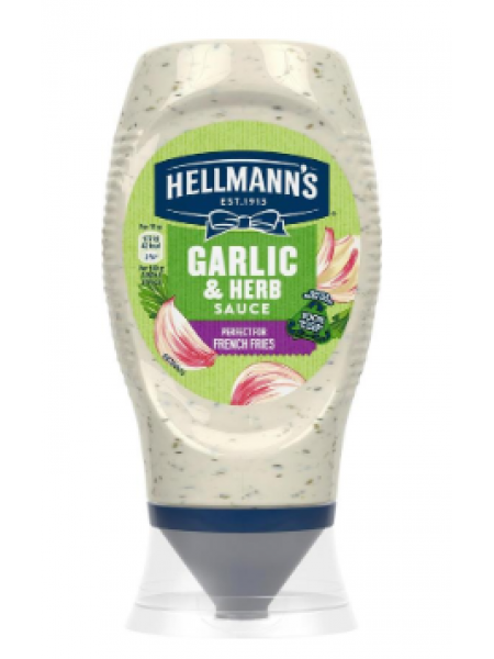Заправка для салатов Hellmann's Garlic & Herbs с чесноком и травами 250 мл