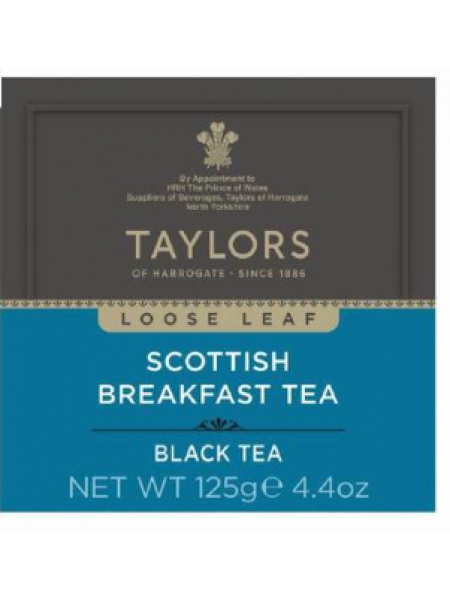 Черный листовой чай Taylors of Harrogate Scottish Breakfast  125г Шотландский завтрак