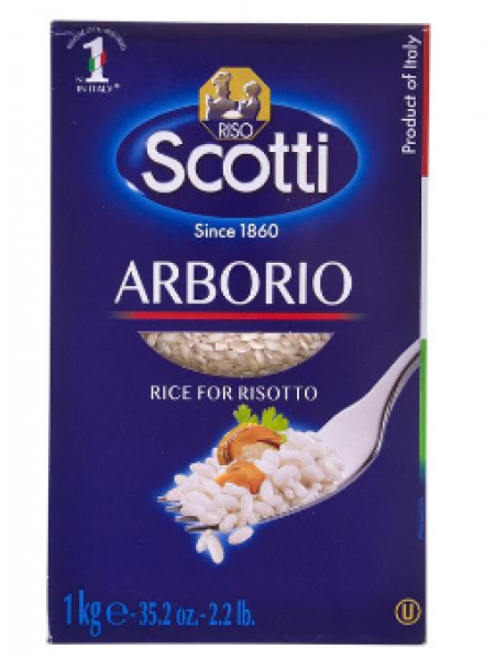 Рис для ризотто Riso Scotti Arborio 1кг