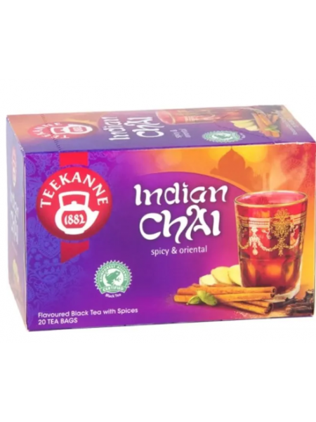 Черный чай в пакетиках Teekanne Indian Chai  20шт