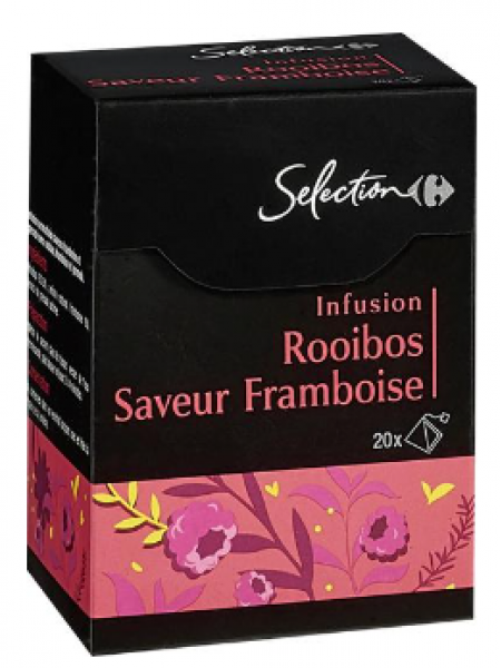 Травяной чай Selection Rooibos Saveur Framboise 20шт ройбуш-малина-гранат