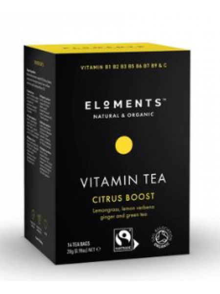 Витаминный зеленый чай Eloments Citrus Boost 14x2г