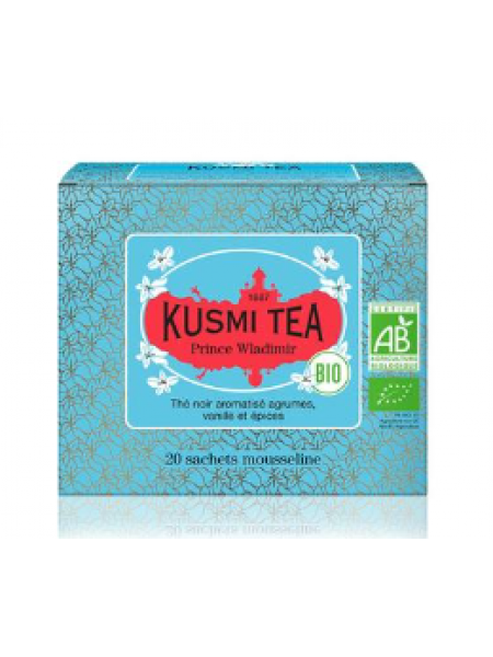 Органический черный чай Kusmi Tea Organic Prince Vladimir 20x2г