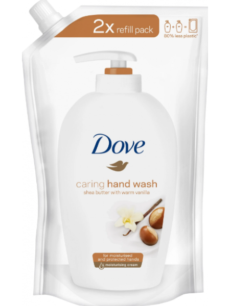 Жидкое мыло Dove Caring Hand Wash 500мл сменный блок ваниль