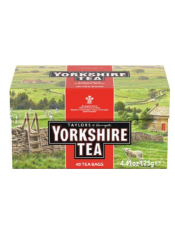 Черный чай Taylors of Harrogate Yorkshire в пакетиках 40 шт