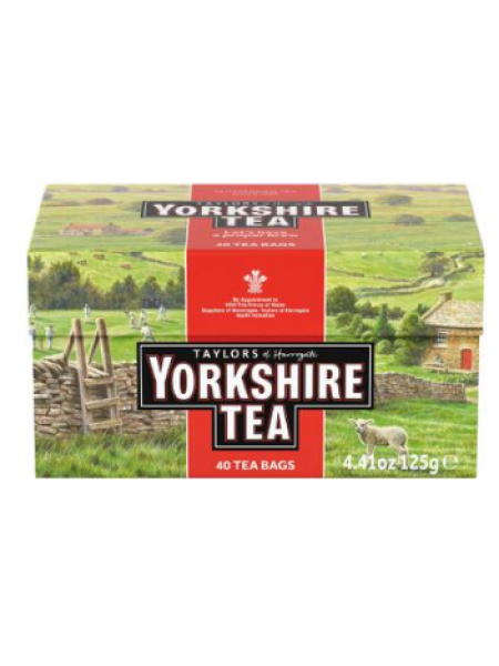 Черный чай Taylors of Harrogate Yorkshire в пакетиках 40 шт