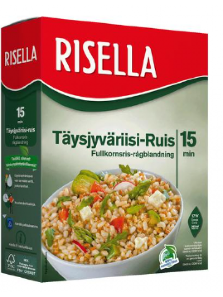 Рисово-ржаная смесь цельнозерновая Risella 800 г 