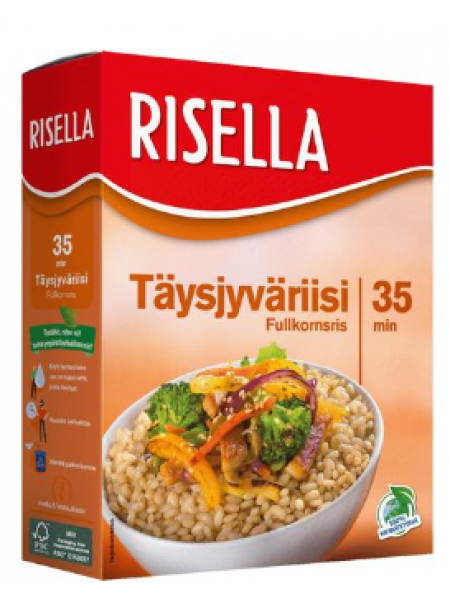 Цельнозерновой рис Risella Täysjyväriisi 1 кг