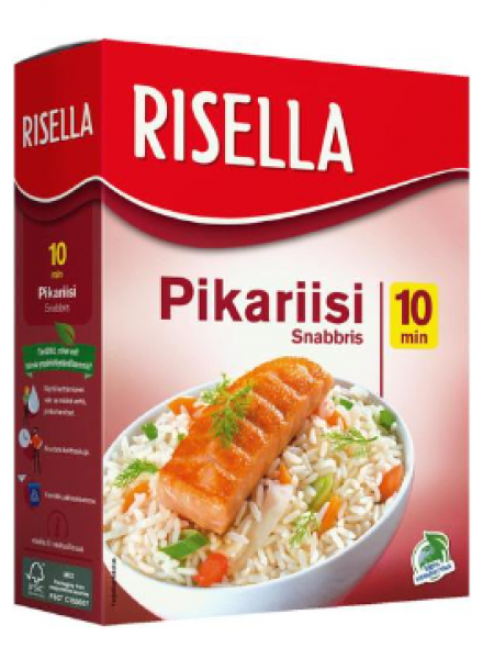 Рис быстрого приготовления Risella Pikariisi 10 min 1кг