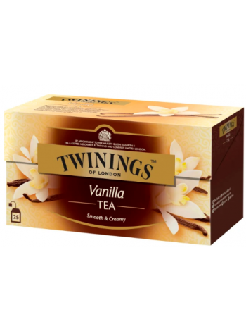 Чай черный в пакетиках Twinings Vanilla 25х2г ванильный