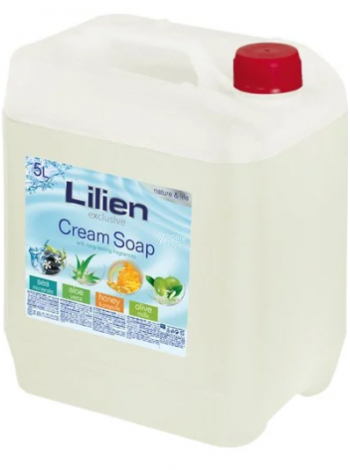 Жидкое мыло с оливковым молочком Lilien 5 л