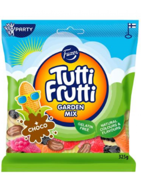 Конфеты Фруктовые Fazer Tutti Frutti Garden Mix 325г