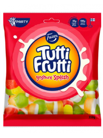 Конфеты жевательные Fazer Tutti Frutti Yoghurt Splash 350г