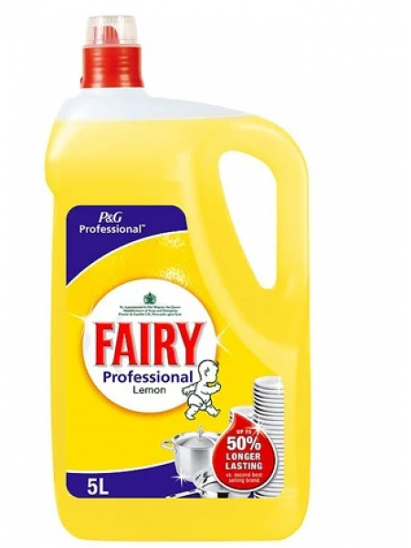 Средство для мытья посуды FAIRY PROFESSIONAL LEMON 5 л канистра с ароматом лимона