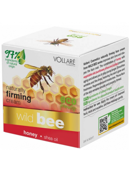 Крем для лица Vollare Wild Bee Firming Мёд и масло ши 50мл