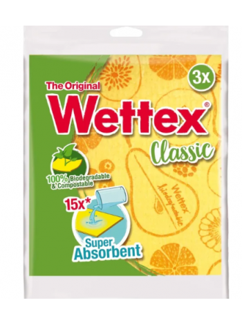 Классические губчатые салфетки Wettex Classic 3шт 