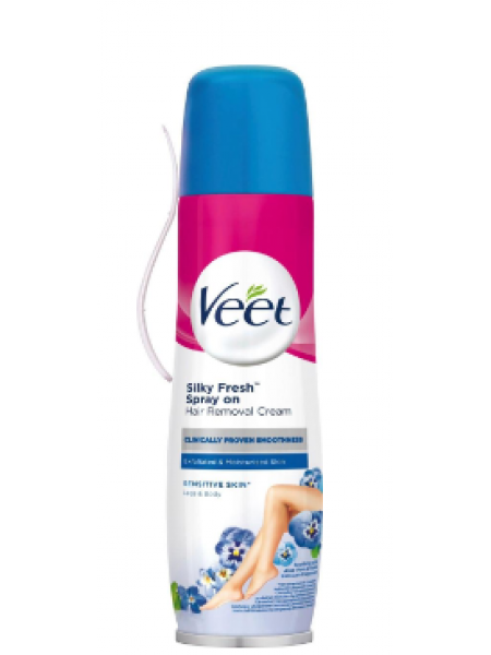 Крем-спрей для депиляции Veet Spray On Skin 150мл