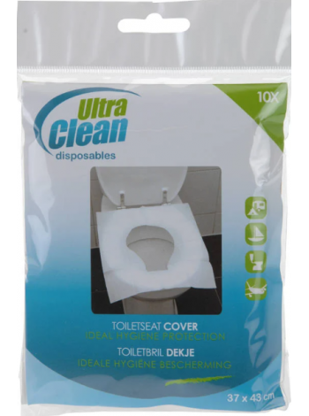 Одноразовые накладки на унитаз Ultra Clean Disposable Toilet Seat Cover 10 шт