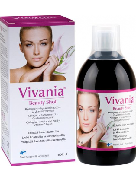 Жидкий продукт Vivania beauty shot с коллагеном 500мл для кожи