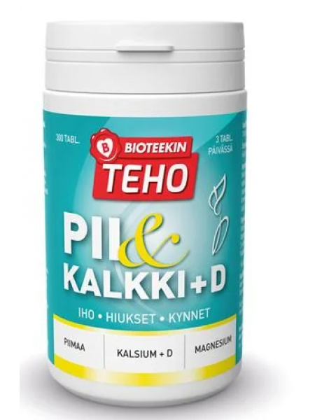 Препарат для волос и ногтей Bioteekin Texo Pil Kalkki++ Mg + Ca + D 300шт