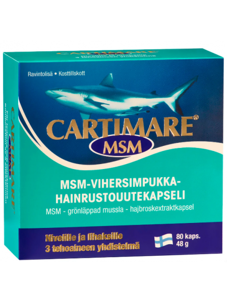Витамины для восстановления подвижности суставов Cartimare 80таблеток мидии и акульи хрящи