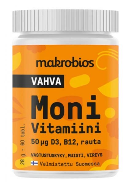 Поливитамины Makrobios Vahva Moni Vitamiini 60таб