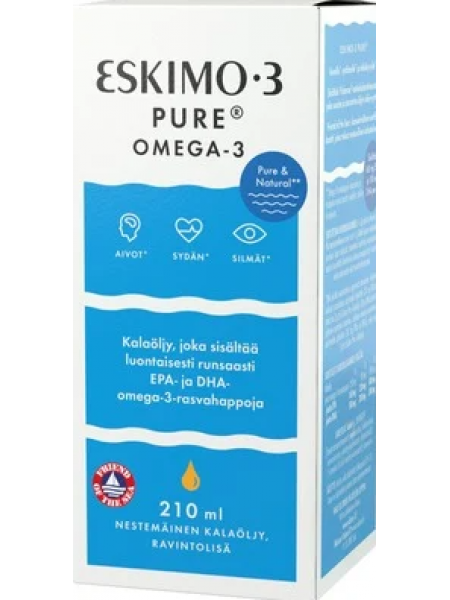 Чистый рыбий жир Eskimo-3 Pure Omega3 210мл
