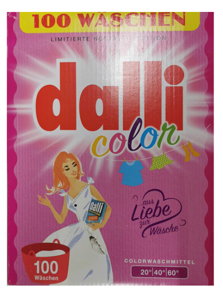 Стиральный порошок Dalli Color 6,5 кг/ 100 стирок для цветного белья