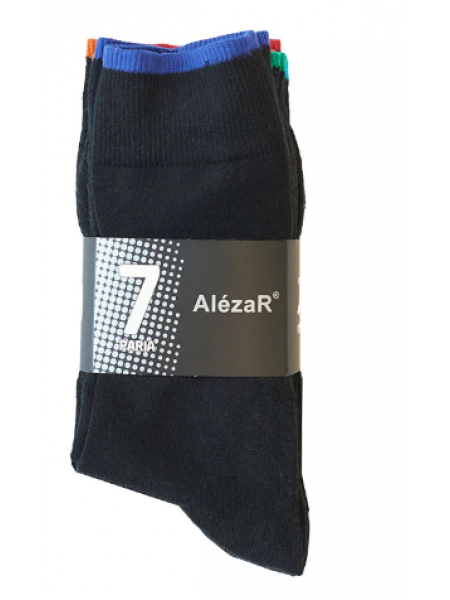 Носки мужские на каждый день недели AlezaR  7 пар размер 40-42