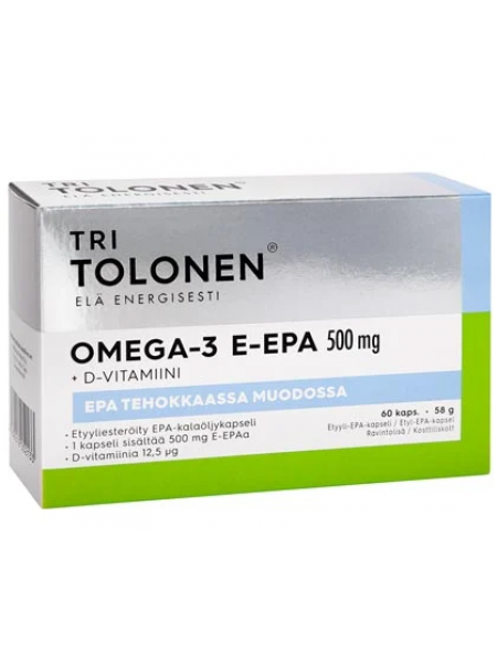 Рыбий жир Tolonen Omega-3 E-EPA 500 мг 60шт