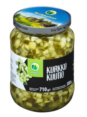 Огуречный салат Herkkumaa Kurkkukuutio 710/380г