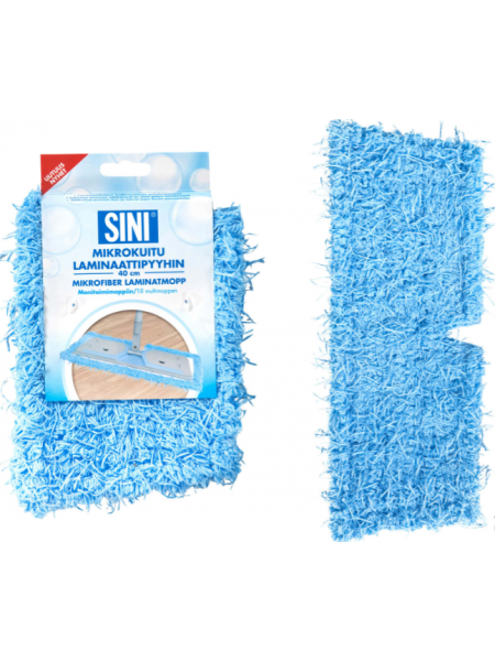 Салфетка для швабры из микрофибры для мытья ламината Sini mikrokuitu laminaattipyyhin 40см