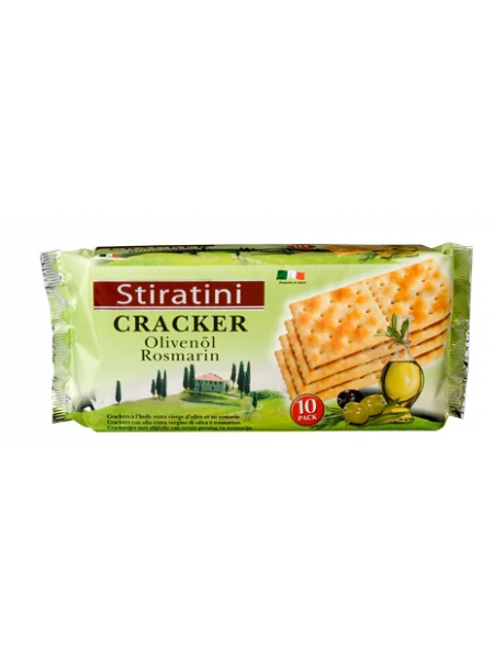 Крекеры Stiratini Cracker Olivenöl & Rosmarien 250г с оливковым маслом и розмарином 